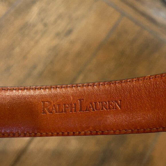 Ralph Lauren Gray Genuine American Alligator Belt Size 32 main image 5